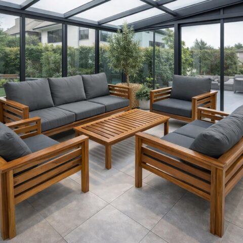 Zestaw mebli tarasowych teak President